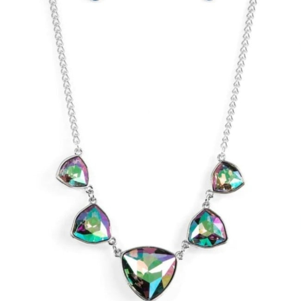 Paparazzi Multicolor Gem Necklace Cosmic Constellation Multi Bling Fashion